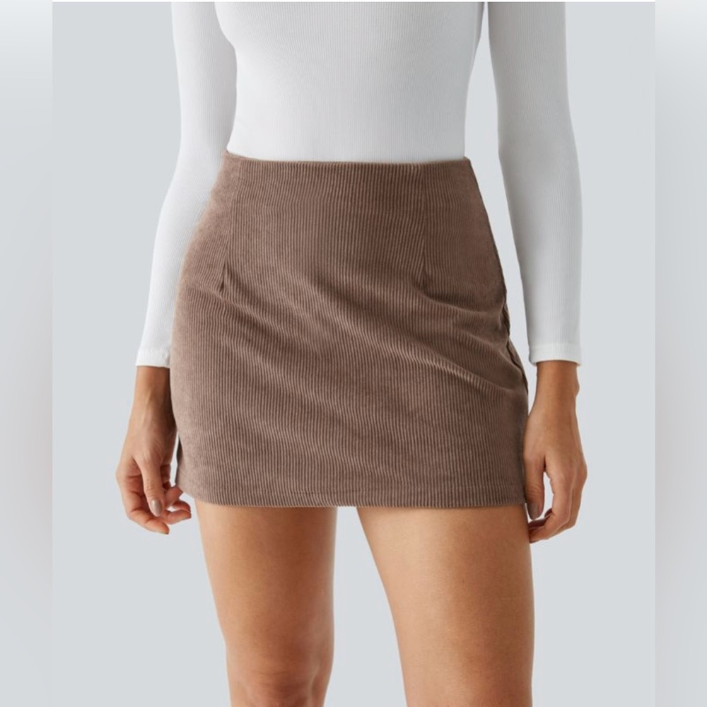Halara corduroy mini skirt